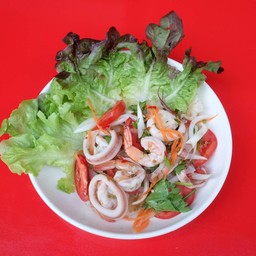 ยำทะเล(กุ้ง+หมึก)