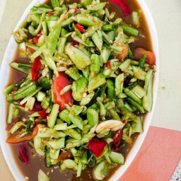 ตำถัวฝักยาวไม่ปลาร้า