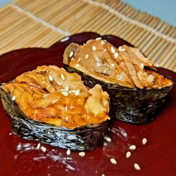 ข้าวปั้นหน้าปลาไหลญี่ปุ่น (1ชิ้น)