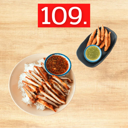 ลดพิเศษ ข้าวสันนอก + ปลาไข่ทอด