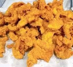 หนังไก่ทอดน้ำปลา