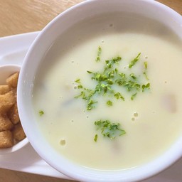 ซุปครีมเห็ด Mushroom chowder cream soup