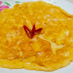 ข้าวไข่เจียวกุ้งสับ