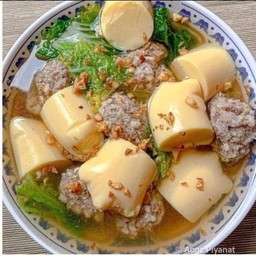 ต้มจืดเต้าหู้หมูสับ