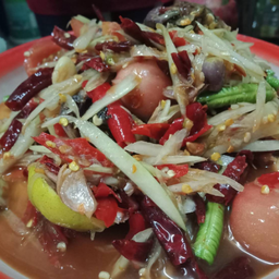 ส้มตำปู+ปลาร้า