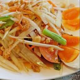 ตำไทย+ไข่เค็ม