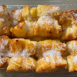 ขนมปังปิ้งเนยน้ำตาล  ใหญ่ 2 ชิ้น