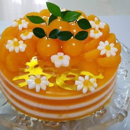 วุ้นส้มนมสดบัตเตอร์เค้ก