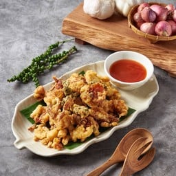 ปูนิ่มทอดกระเทียม