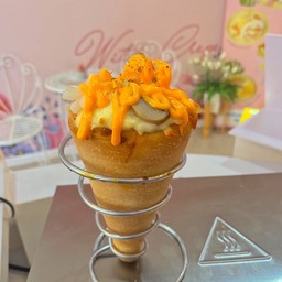 พิซซ่าโคน ซีฟู้ด ชีส