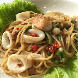 สปาเก็ตตี้พริกสดทะเล