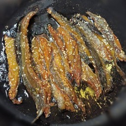 ปลาดุกแดดเดียวทอด