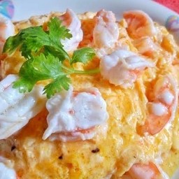 ข้าวไข่ข้นกุ้ง