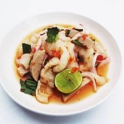 ยำหมูยอ+เล็บมือนาง
