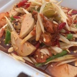 ตำหอยดอง หมูยอ