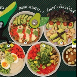 C ข้าวหน้าเห็ดผักรวม