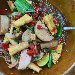 ตำหน่อไม้ หมูยอ