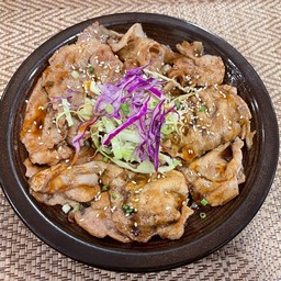 หมูสไลด์ย่าง Grilled Pork Slices Yakiniku