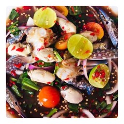 ไหลบัว หอยนางรม ปูม้า ไข่แดง