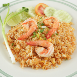 ข้าวผัดมันกุ้ง.