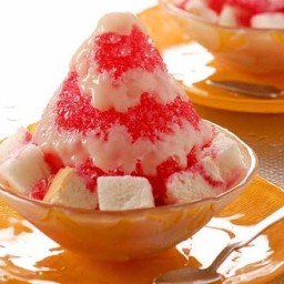 ชานม ขนมหวาน น้ำแข็งไส
