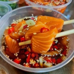 แซลมอนดองซีอิ๊ว