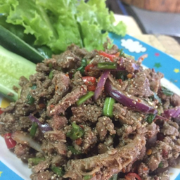 ก้อยเนื้อสุกไม่ขม