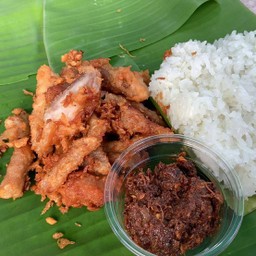 ข้าวเหนียวปลาร้า+หมูสามชั้น