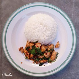 Chicken Basil With Rice