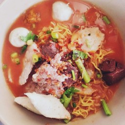 บะหมี่เย็นตาโฟต้มยำ ธรรมดา