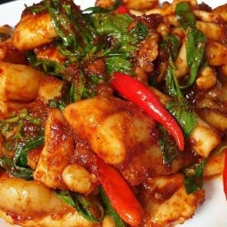 ข้าวไข่ข้น-ข้าวกะเพรา ไก่ทอดเกาหลี