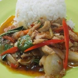 ข้าว+ผัดพริกเผา