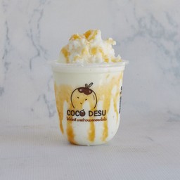 ปั่นโป๋มะพร้าวเผาปั่นนมสด โลตัส สันติธรรม