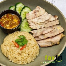 ข้าวกล้องมันไก่ไร้หนัง (คลีน)