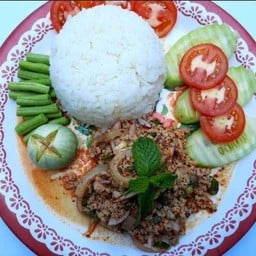 ข้าว+ลาบหมูเมือง