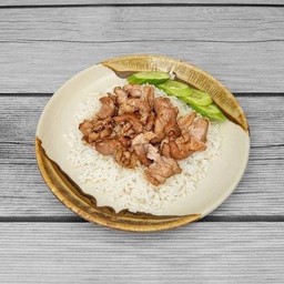 ข้าวหมูน้ำมันหอย