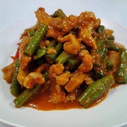 ข้าว+ผัดพริกแกง