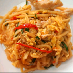 ผัดหน่อไม้ไข่วุ้นเส้นหมูสับเป็นกับ