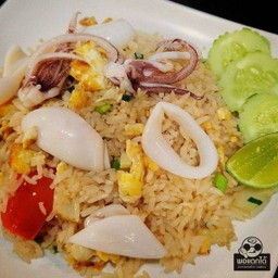 Fried Rice With Squid