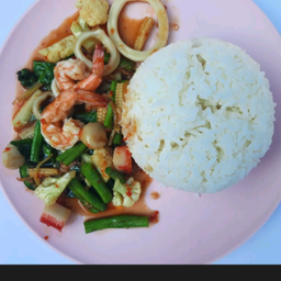 ข้าว+ผัดขี้เมา