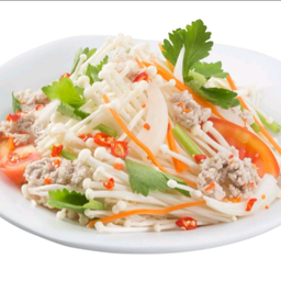 ยำเห็ดเข็มทอง