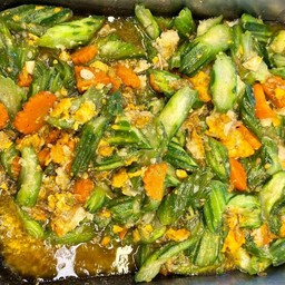 บวบผัดไข่
