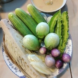 ชุดเต้าเจี้ยวหลน+ผักรวม
