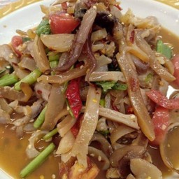 เหลาหมึกกรอบ
