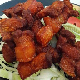 หมูสามชั้นทอด