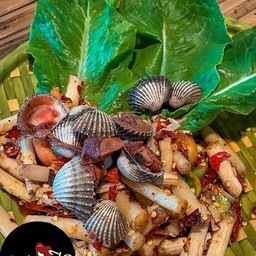 ตำไหลบัวหอยแครง