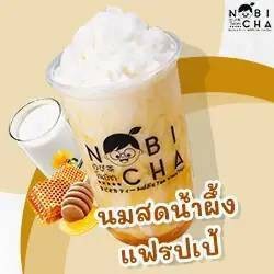 นมสดน้ำผึ้งปั่น