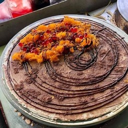 นูเทลล่าฝอยทองเม็ดเยลลี่แดง