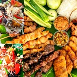 โอมหมูปิ้ง จิ้มแจ่ว โอมหมูปิ้งจิ้มแจ่ว