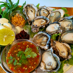 หอยนางรมไซส์ ทรงเครื่อง 4ตัว